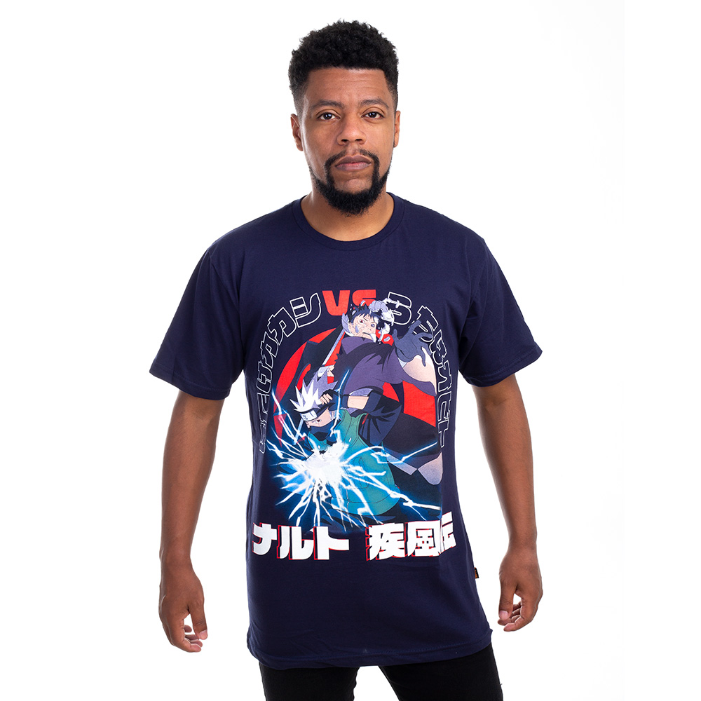 Camiseta Naruto Kakashi e Obito