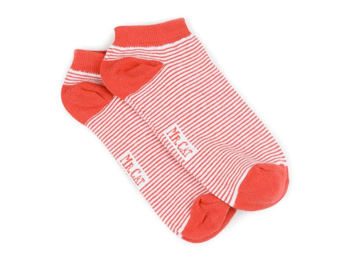 MEIA SAPATILHA BASIC LISTRAS VERMELHO - VERMELHO_UN - LMW043 VR