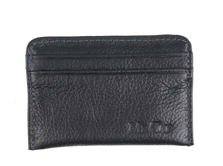 PORTA CARTÃO PESPONTADO PRETO - PRETO/UN