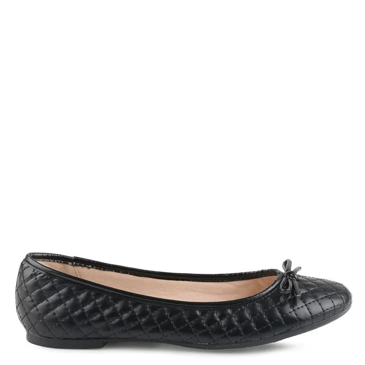 SAPATILHA BALLERINA MATELASSE PRETO - tbe137pt