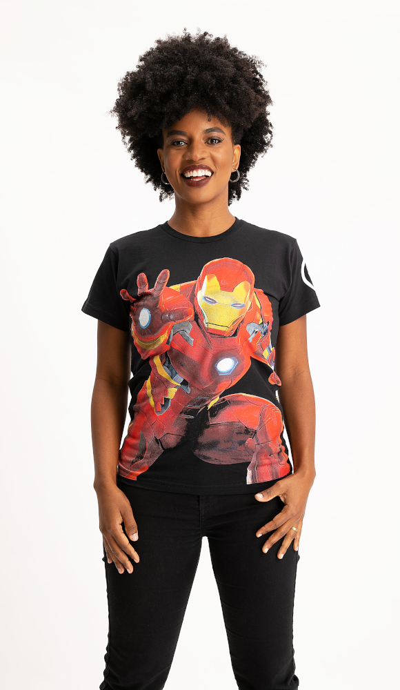 Camiseta Homem de Ferro Super Heroes