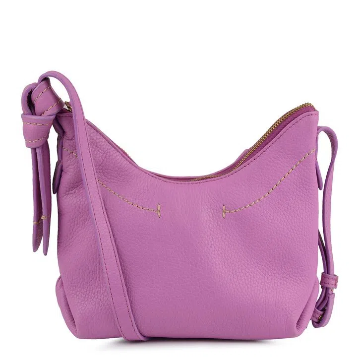 BOLSA SHOULDER P PESPONTO FLAP COURO ORQUIDEA - ORQUIDEA UN - gbf011oqun