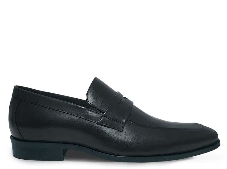 SAPATO SOCIAL BUSINESS SLIP ON PALA PESPONTO PRETO