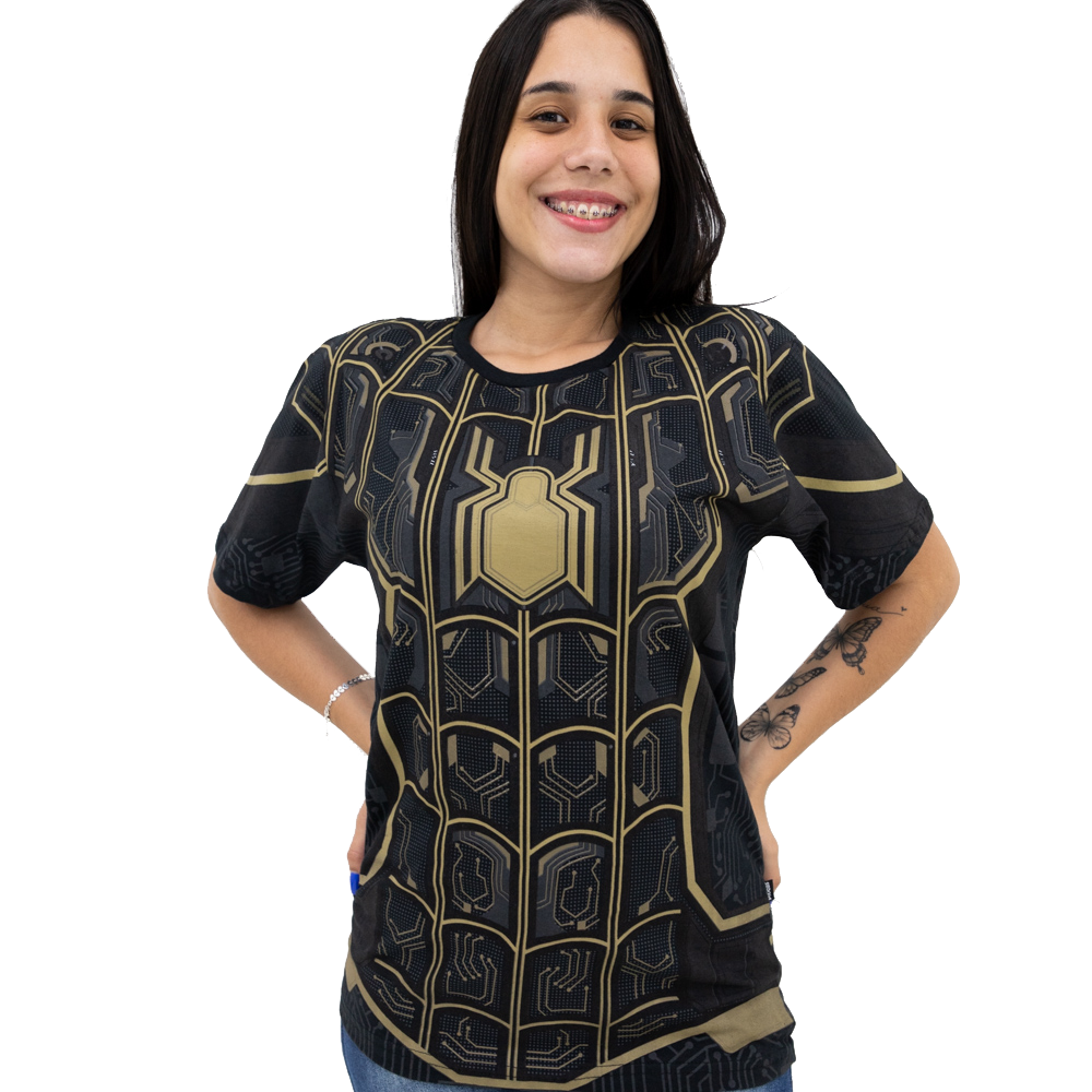 Camiseta Homem Aranha Black