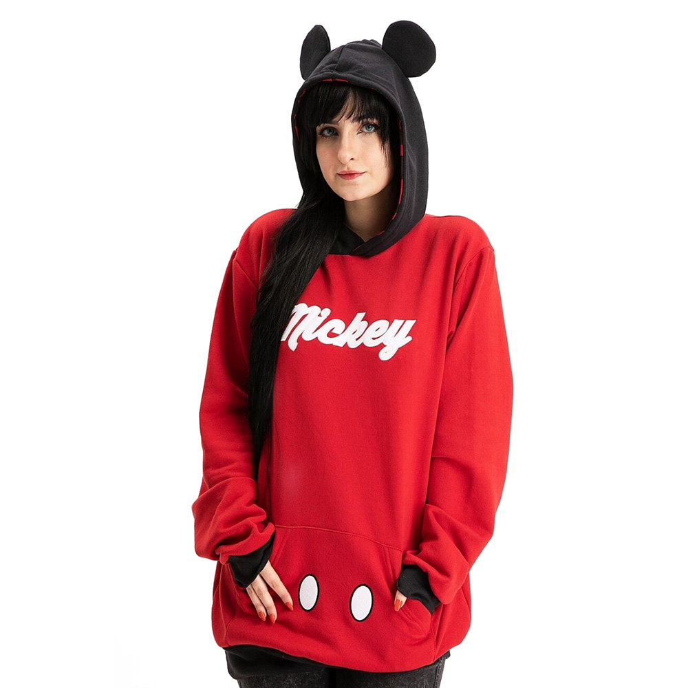 Moletom Hoddie Mickey Mouse Orelhas