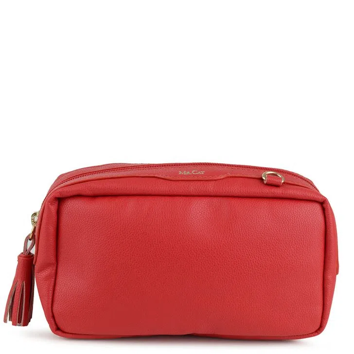 NECESSAIRE GRANDE BARBICACHO VERMELHO - VERMELHO UN - mnc226vrun