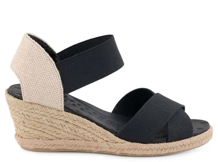 ANABELA COMFORT CORDA CRUZADA PRETO