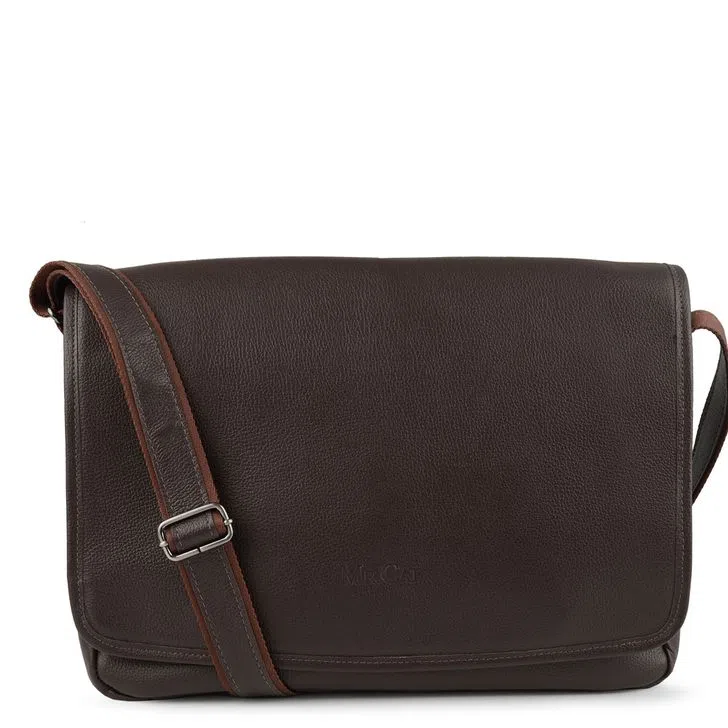 BOLSA CARTEIRO COURO CAFE - CAFE/UN - hbv021cfun