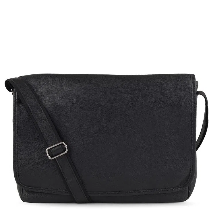 BOLSA CARTEIRO COURO PRETO - PRETO/UN - hbv021ptun