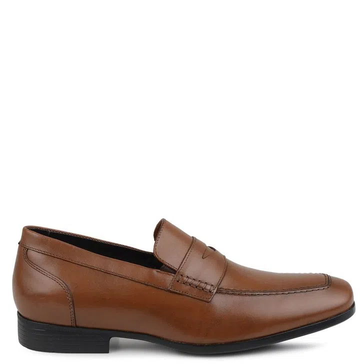 SAPATO SOCIAL BUSINESS SLIP ON SCOT TAN