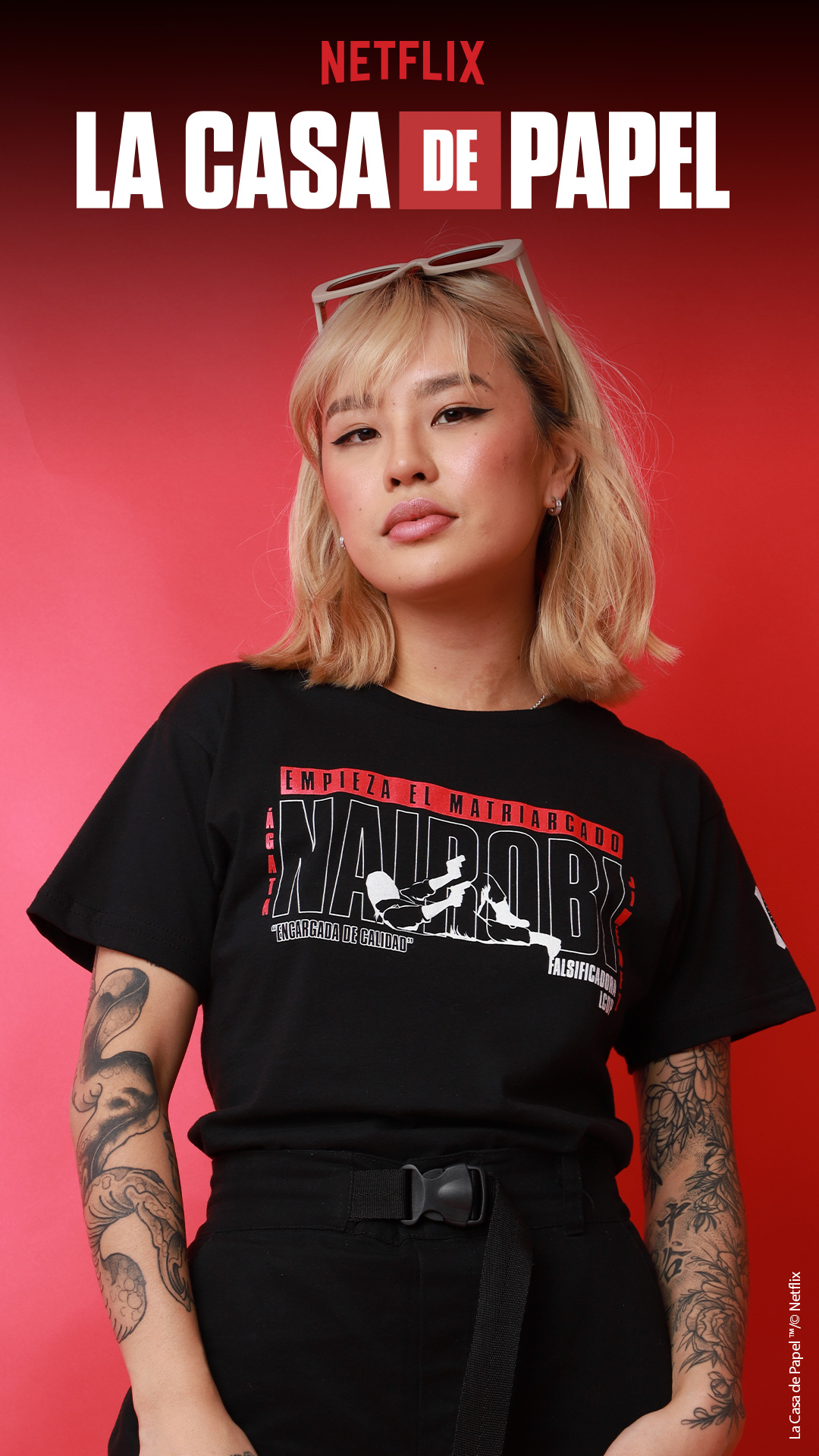 Camiseta La Casa de Papel Nairobi