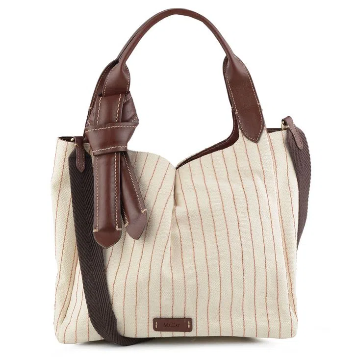 BOLSA SHOPPING G CANVA OFF WHITE - OFF WHITE UN - gbf005owun