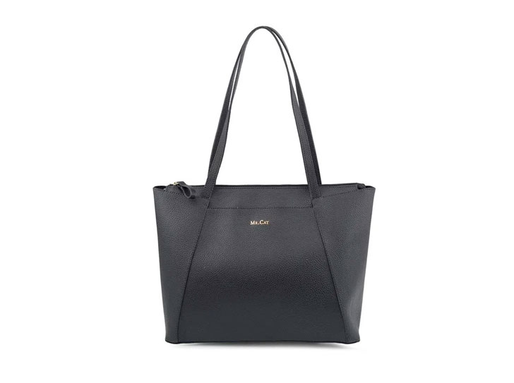 BOLSA SHOPPING BAG RECORTE IRREGULAR PRETO - PRETO_UN - GSN191 PT
