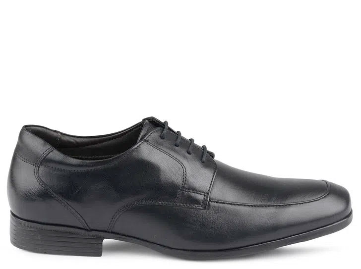 SAPATO SOCIAL BUSINESS LIGHT COURO PELICA PRETO