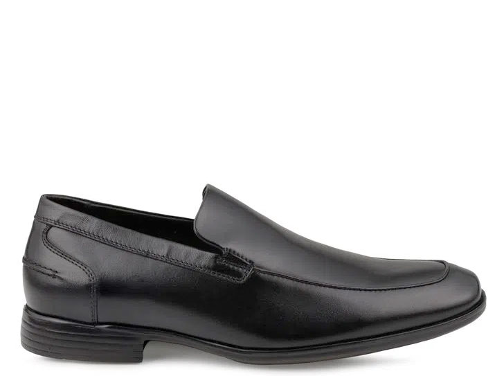 SAPATO SOCIAL BUSINESS LIGHT SLIP ON LIGHT COURO PELICA PRETO