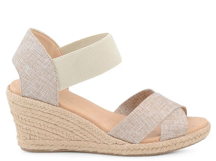 ANABELA COMFORT CORDA CRUZADA NATURAL