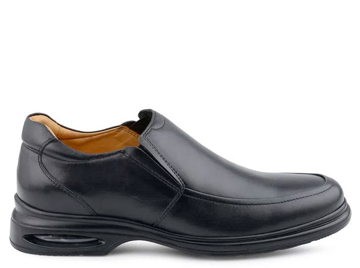 SAPATO SOCIAL CASUAL SLIP ON AIR CAT PRETO