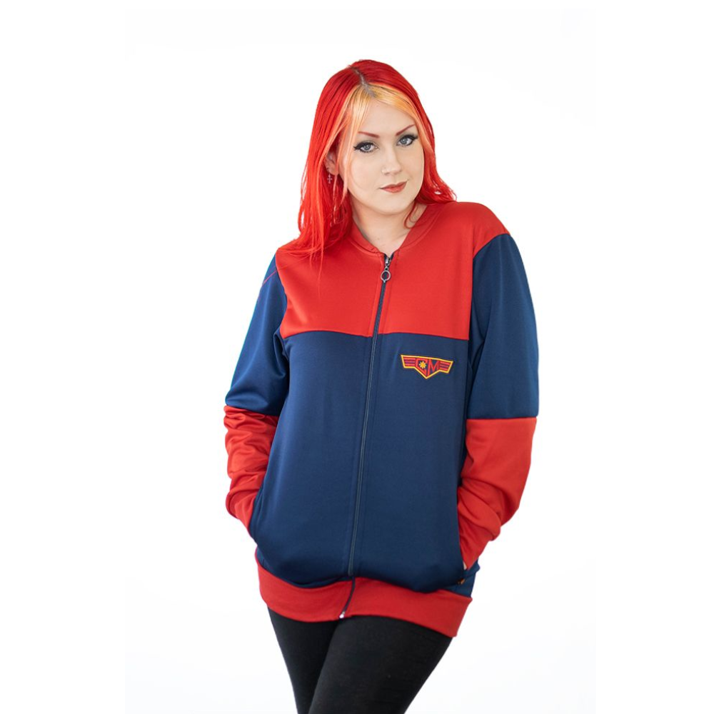 Jaqueta Helanca Captain Marvel Uniforme
